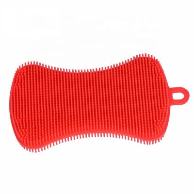 Factory Direct Customized Silicone Scrubber dish brush fruit cleaning brush