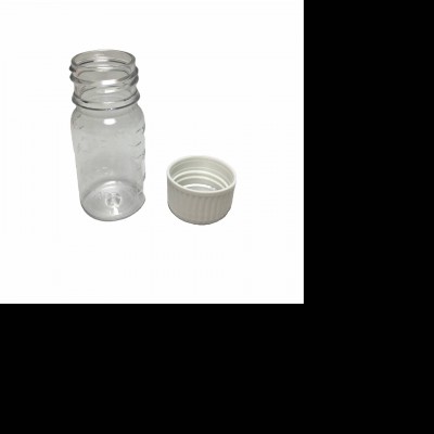 30ml 28mm Clear Medicine Capsules Pills Container Cough Syrup Oral Vial Bottle