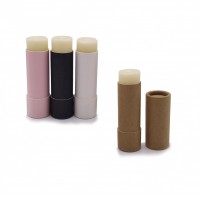 Customized Cardboard Container Biodegradable Push Up Kraft Paper Tubes For Lip Balm Lipstick