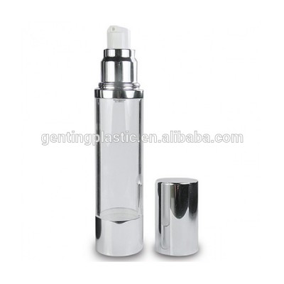 50ml Clear Airless Essence Serum Dispenser Bottle & Lid